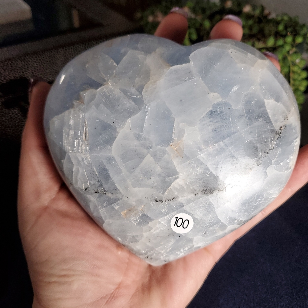 2lb Celestite Heart #100